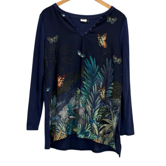 Anthropologie Akemi + Kin Fauna Butterfly Blouse - Picture 3 of 8